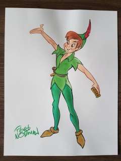 Peter Pan - Originele illustratie - aquarel - Norman, Floyd - . (2019) | Catawiki