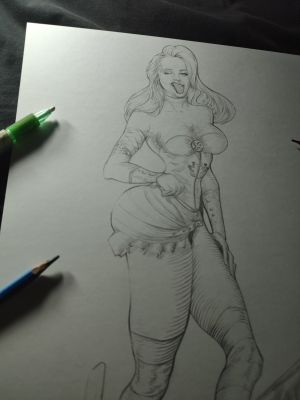 Alex Castro Ilustrator | Emma Frost Steampunk | Raremarq (Buy It Now)