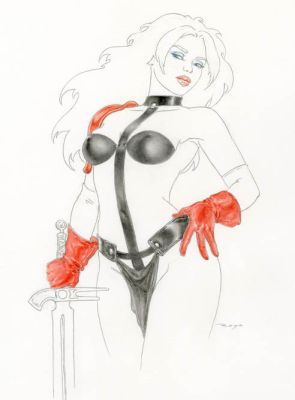 Luis Royo | TAARNA HEAVY METAL - MODEL 3B | Laberinto Gris