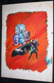 George Wilson - The twilight zone #50 painted cover - la - gold key - starr diamond - 1973
