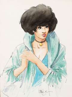 Vance | XIII, illustration Ã  l’encre de Chine et Ã  l’aqu… | Banque Dessinée