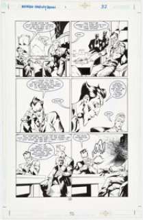 Yvel Guichet And Aaron Sowd | Batman: Harley Quinn Story Page 32 Original Art (DC, 1999).... | Heritage