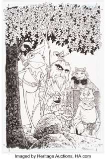 David Petersen | Muppet Robin Hood #2 Cover Original Art (BOOM, 2009).... | Heritage