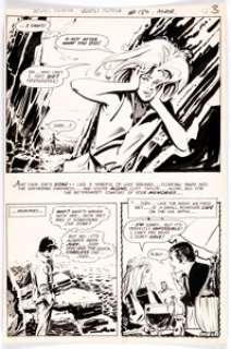 Frank Langford - Secret Hearts #150 Story Page 2 Original Art (DC, 1971)....