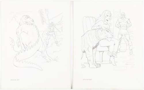 Dan Adkins - She-Ra Illustrations Original Art Group of 2(Publisher, 1987).... (Total: 2 Original Art)