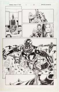 Pablo Raimondi and Andrew Hennessy - Realm of Kings Inhumans #1 Story Page 21 Original Art (Marvel, 2010)....
