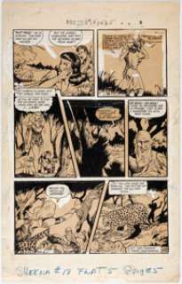 Iger Studio | Robert Webb and Matt Baker Sheena, Queen of the Jungle Story Page 4 Original Art (Fiction House, 1952).... | Heritage
