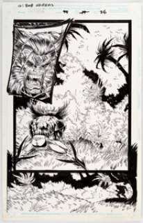 Milgrom, Al - Chris Alexander, Mike Sellers, and Al Milgrom Wolverine #94 Story Page 26 Original Art Group of 2 (Marvel, 1995).... (Total: 2 Original Art)