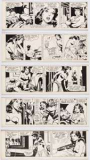 Barry, Dan | Dan Barry Flash Gordon Daily Comic Strip Original Art Group of 7 (King Features Syndicate, 1987). ... (Total: 7 Items) | Heritage