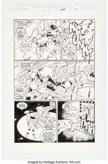 Madureira, Joe - Joe Madureira and Al Milgrom Astonishing X-Men #4 Story Page 20 Original Art (Marvel, 1995)....