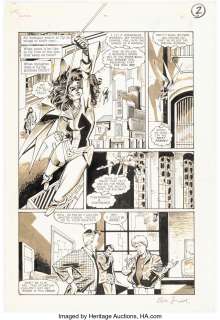 Staton, Joe | Joe Staton and Bob Smith The Huntress #9 Story Page 2 Original Art (DC, 1989).... | Heritage