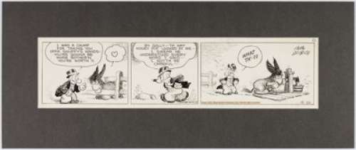 Debeck, Billy | Billy DeBeck Barney Google and Snuffy Smith Daily Comic Strip Original Art dated 12-20-37 (King Features Syndicate... | Heritage