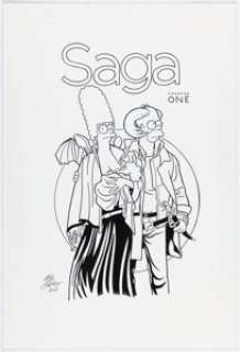 Decarlo, Mike | Mike DeCarlo Saga #1 Simpson Parody Cover Original Art (2015).... | Heritage