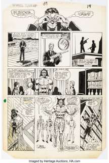 Postman, Brian - Brian Postman and Mike Esposito Marvel Team-Up #139 Story Page 11 Original Art (Marvel, 1984)....