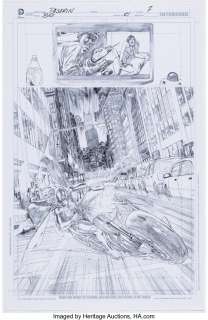 Pasarin, Fernando - Fernando Pasarin and Jonathan Glapion Batgirl #21 Story Page 7 Original Art Group of 2(DC, 2013).... (Total: 2 Original Art)