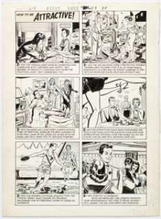 Hickey, Tom - Tom Hickey First Love Illustrated #33 Complete 1-Page Story Original Art (Harvey, 1953)....