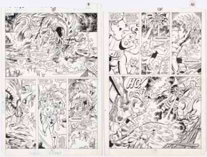 Delbo, José | José Delbo and Dave Simons Thundercats #22 Story Pages 7-8 Original Art (Marvel, 1988).... (Total: 2 Original Art) | Heritage