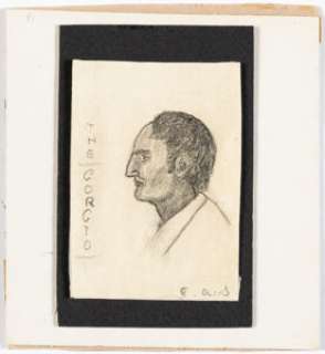 Smith, Clark Ashton | Clark Ashton Smith "The Gorgio" Illustration Original Art (c. 1930-40s).... | Heritage