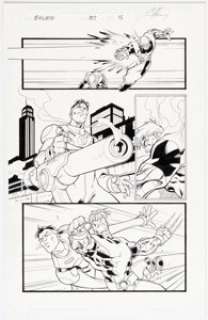 Henry, Clayton - Clayton Henry and Mark Morales Exiles #37 Story Page 4 Original Art (Marvel, 2004)....
