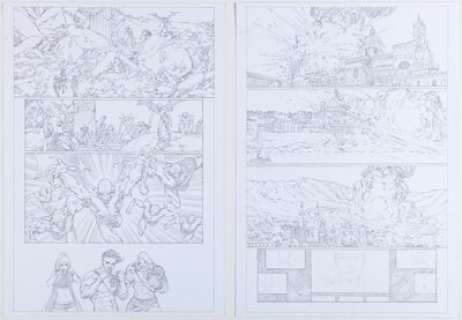 Unidentified Dynamite Entertainment artist - Ediano Silva Killer Instinct #5 Story Pages 12 and 17 Original Art Group of 2 (Dynamite Entertainment, 2017).... (Total: 2 Original Art)