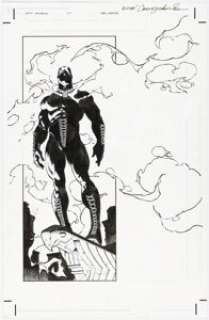 Warner, Chris - Chris Warner Ghost Handbook #1 "X" Illustration Original Art (Dark Horse, 1999)....