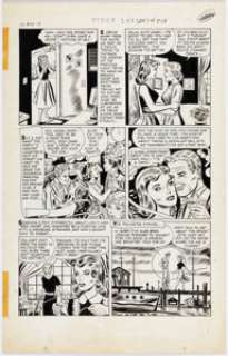 Sink, John - John Sink First Love Illustrated #25 Story Page 4 Original Art (Harvey, 1953)....