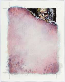 Wrightson, Bernie | Bernie Wrightson Bernie Wrightson Series Two: More Macabre Trading Card #90 Checklist Card Painting Original Art (... | Heritage