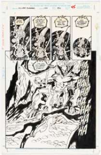 Grindberg, Tom | Tom Grindberg and Tom Christopher Silver Surfer #100 Story Page 36 Original Art (Marvel, 1995).... | Heritage