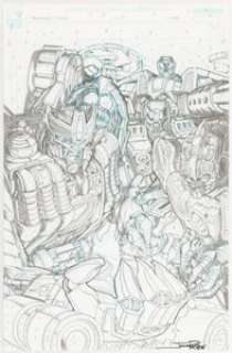 Raiz, James - James Raiz Transformers: Universe #2 Cover Original Art (3H Productions, 2004)....