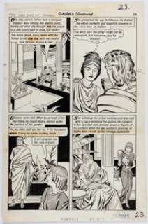 Kirby, Jack | Jack Kirby and Dick Ayers Classics Illustrated #35 HRN 161 The Last Days of Pompeii Story Page 23 Orig... | Heritage