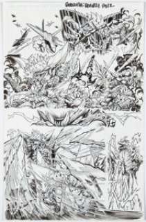 Zornow, Jeffrey | Jeffrey Zornow and Matt Frank Godzilla: Rulers of Earth #21 Story Page 12 Original Art (IDW, 2015).... | Heritage