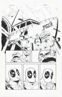 Marvel Artist - Shawn Crystal Deadpool #13 Story Page 1 Original Art (Marvel, 2009)....