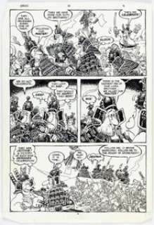 Aragonés, Sergio | Sergio Aragonés Groo the Wanderer #15 Story Page 4 Original Art (Marvel, 1986).... | Heritage