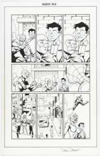 Aucoin, Derec Donovan - Derec Aucoin Spider-Man Family #9 Story Page 4 Original Art (Marvel, 2008)....