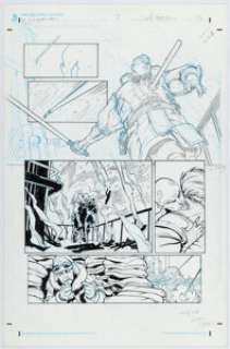 Hepburn, Scott - Scott Hepburn and Dan Parsons Star Wars The Clone Wars #7 Partial Story Page 15 Original Art (Dark Horse, 2009)....