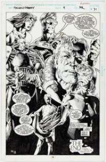 Ha, Gene | Gene Ha and Joe Rubinstein The Adventures of Cyclops and Phoenix #4 Splash Page 31 Original Art (Marvel, 1994).... | Heritage