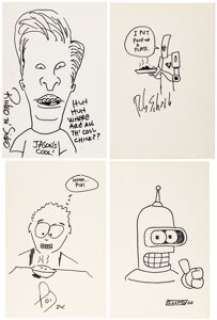 Rick Parker, Rob Schrab, James Lloyd, and more - Cartoon and Comic Sketches Original Art and Others Group of 6 (c.1990s-2000s)... (Total: 6 Original Art)