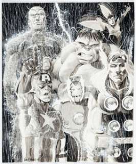 Ken Branch - Avengers Specialty Illustration Original Art (2007).