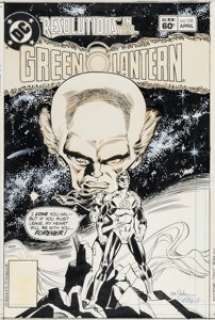Joe Staton and Steve Mitchell - Green Lantern #151 Cover Original Art (DC, 1982).