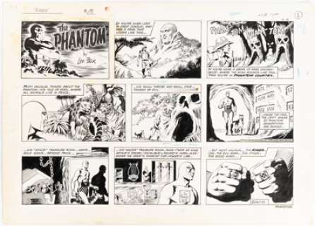 Sy Barry | The Phantom Sunday Comic Strips Original Group and Memorabilia Group of 12 (King Features Syndicate, 1976) (Total: 12 Items) | Heritage