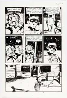 Jeff Lemire - Essex County #1 Story Page 75 Original Art (Top Shelf, 2007).