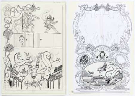 Joe Dragunas - The Sires of Time Volume First Preliminary Original Art Group of 2 (2017). (Total: 2 Original Art)