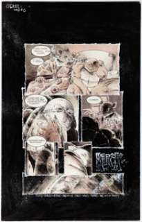 Michael Zulli and Eric Talbot Shell Shock "O-Deed" Story Page 6 Original Art (Mirage Studios, 1999). | Heritage