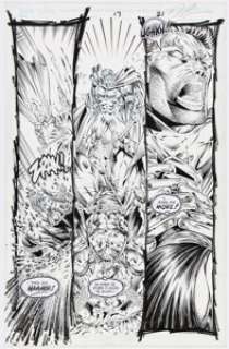 Rob Liefeld, Cedric Nocon, and Norm Rapmund Supreme #17 Story Page 21 Original Art (Image, 1994).