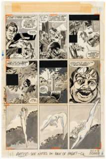 John Buscema and Tom Palmer Tales of the Zombie #1 Story Page 7 Original Art (Marvel, 1973).
