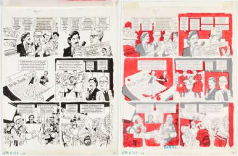 Angelo Torres MAD #282 Complete 4-Page Story "MAD Visits the C.I.A." Original Art (EC, 1988). (Total: 4 Original Art) | Heritage