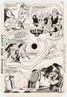 Cara Sherman and Bob Smith Arion, Lord of Atlantis #22 Story Page 19 Original Art (DC, 1984).