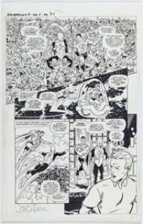 John Byrne Superman & Batman: Generations II #1 Story Page 18 Original Art (DC, 2001). | Heritage