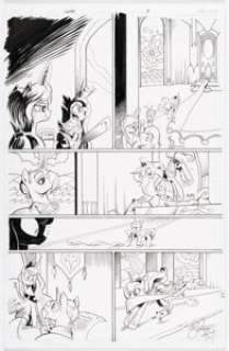 Andy Price My Little Pony Fun Pack: Luna (Micro-Comic Fun Pack Series 2) Story Page 3 Original Art (IDW, 2014).