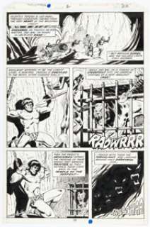 Sal Buscema and Fran Matera Tarzan Annual #2 Story Page 16 Original Art (Marvel, 1978).